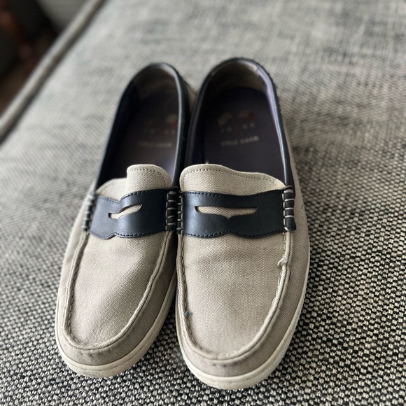 Grey and blue Cole Haan Loafers - Picture 3 of 3